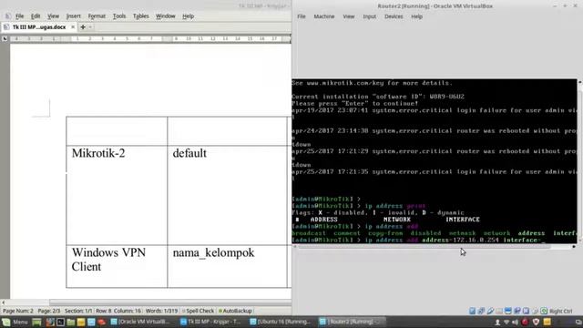 Part 2 : Setting IP Tiap Node (Ubuntu Server 16.04, Mikrotik, Windows 7) смотреть онлайн