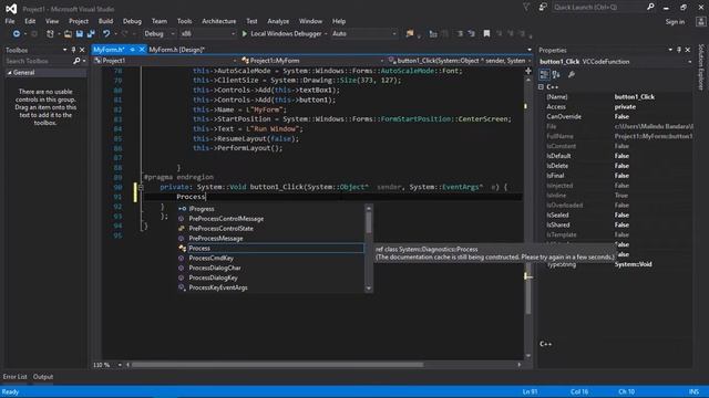 C++ GUI: Open External Programs and Web URLs | WinForms смотреть онлайн