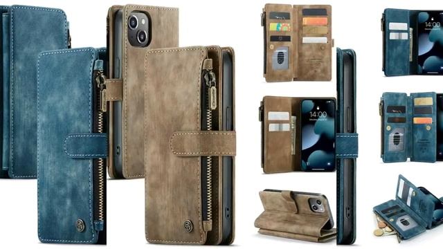 CaseMe iPhone 13 Wallet Kickstand Case смотреть онлайн