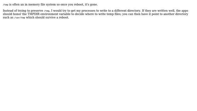How to prevent Linux from deleting temporary files on shutdown? (4 Solutions!!) смотреть онлайн