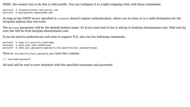 Unix & Linux: Lightweight outgoing SMTP server (7 Solutions!!) смотреть онлайн