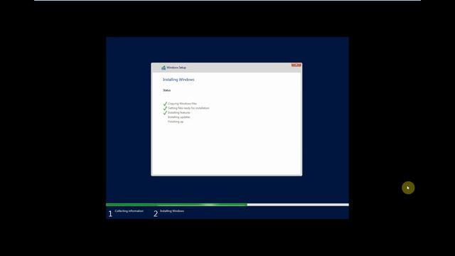 Installation of Microsoft Windows Server 2019 смотреть онлайн