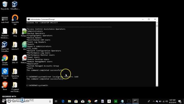 Managing group accounts in Windows смотреть онлайн