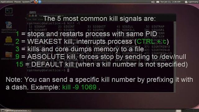 Process Control The kill and killall Commands смотреть онлайн