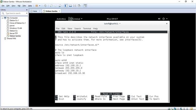 Tutorial Setting Samba di Debian 8 смотреть онлайн