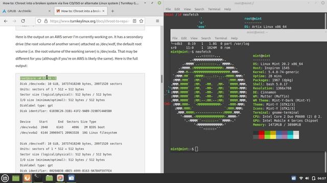 How to recover a broken GRUB смотреть онлайн