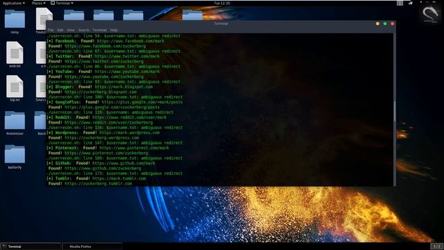 UserRecon | Social Investigation Over 75 Social Sites With Kali Linux смотреть онлайн