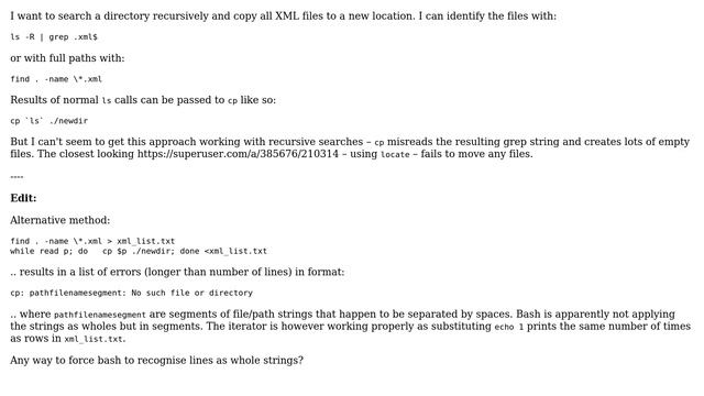 Copy matches of recursive search to a new location смотреть онлайн