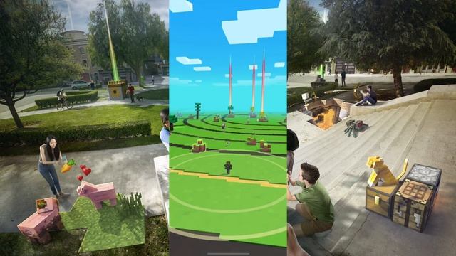 Pokemon Go vs Minecraft Earth Comparison: Catching, Microtransactions, AR смотреть онлайн