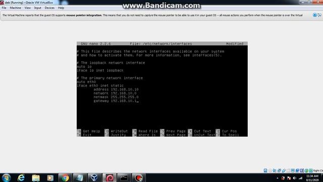 tutorial konfigurasi interface debian 7.5 смотреть онлайн
