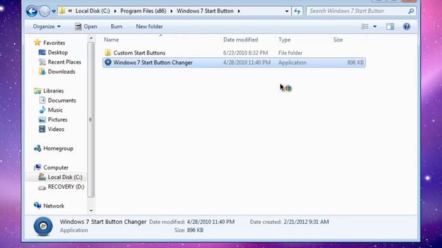 How to Change Your Start Button in Windows 7 Only - Very Easy! смотреть онлайн