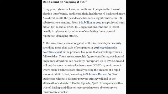 CyberSecurity News 2020 Cyber Resilience смотреть онлайн
