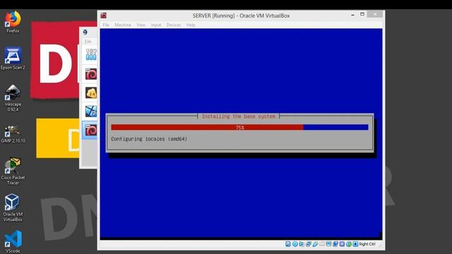 Instal DNS Server Debian 9 part 1 смотреть онлайн