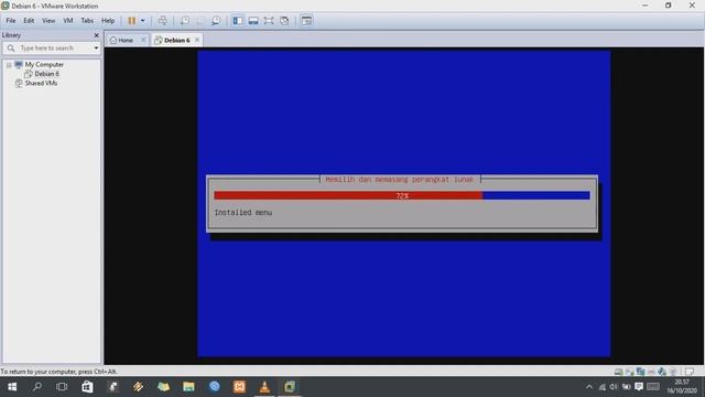 Install Debian 6 di VMWare смотреть онлайн