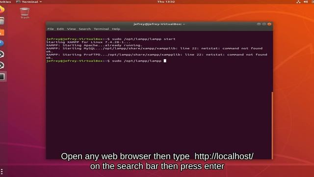 HOW TO START XAMPP SERVER VIA LINUX TERMINAL смотреть онлайн