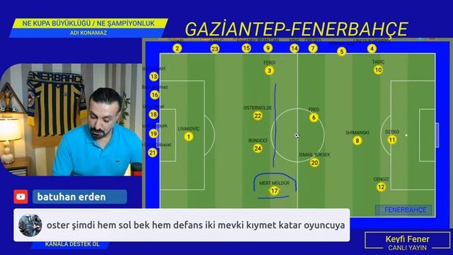 Gaziantep-Fenerbahçe Maç Önü Süper Takım Analiz❗ Kruniç Tamam ❗ Sıra'da Kim Var? смотреть онлайн