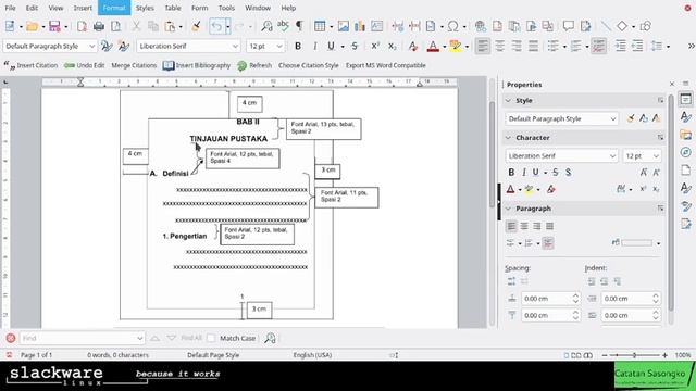 Pengaturan ukuran kertas, orientasi dan margin skripsi | Tutorial linux bahasa Indonesia смотреть онлайн