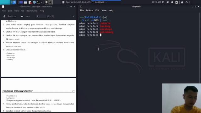 Operasi Input Output Kali linux смотреть онлайн