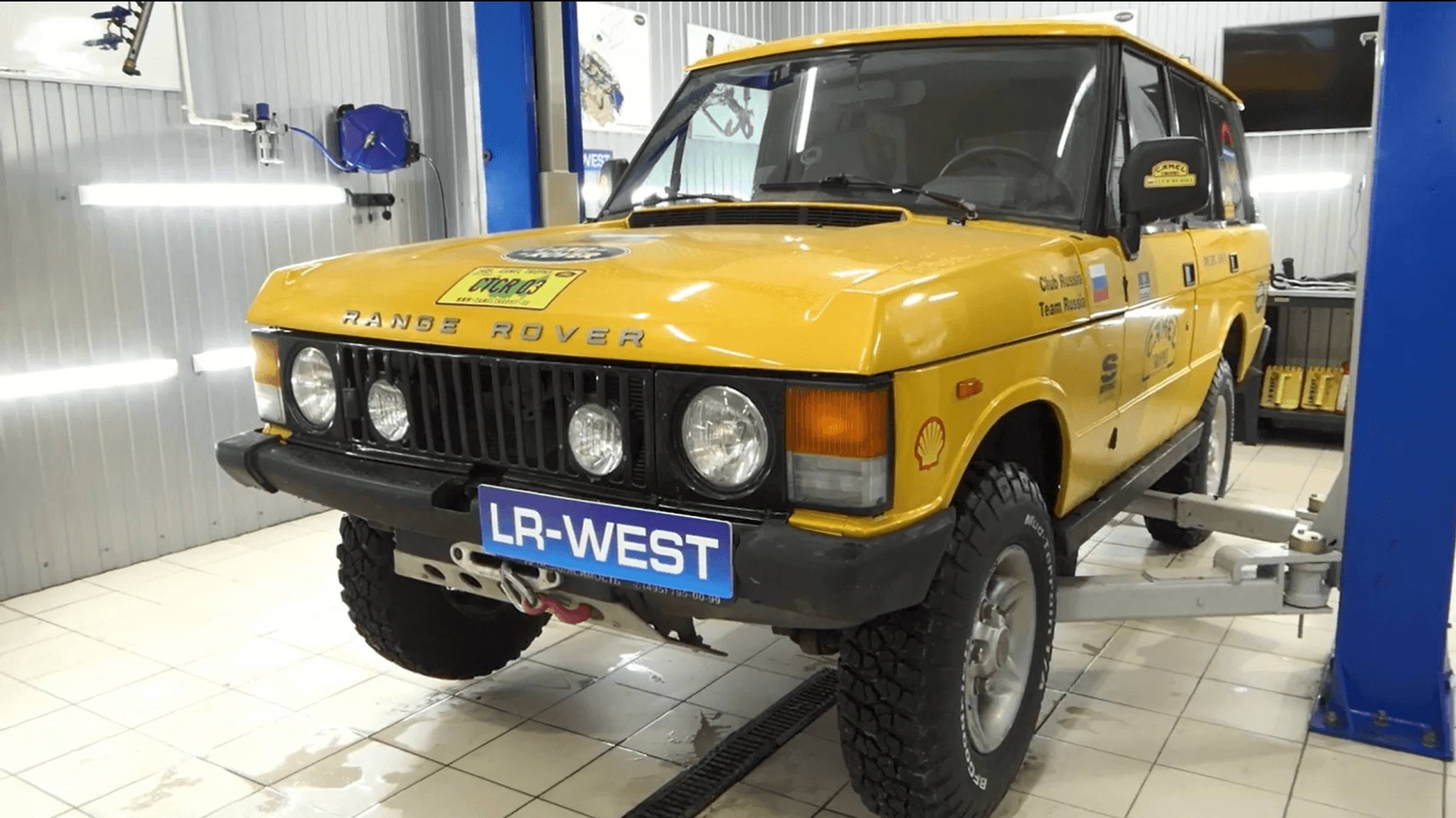 Самый первый Рендж Ровер. Range Rover Classic. смотреть онлайн