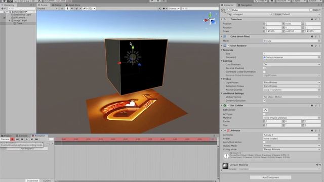 Unity: basic 3D AR camera overlay смотреть онлайн