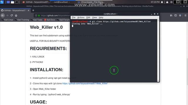INSTALLING WEB_KILLER IN KALI LINUX смотреть онлайн