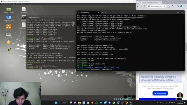 Install SSH SEVER di linux ubuntu 20.04 [openssh] смотреть онлайн