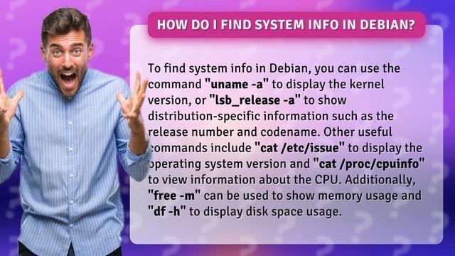 How do I find system Info in Debian? смотреть онлайн