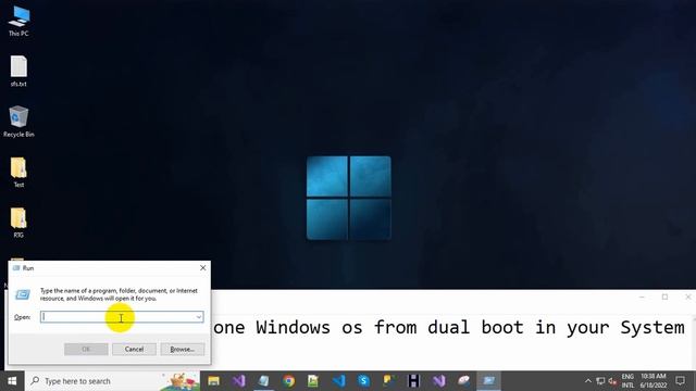 Remove Dual Boot from windows | Delete one os in Windows | Windows os changing смотреть онлайн