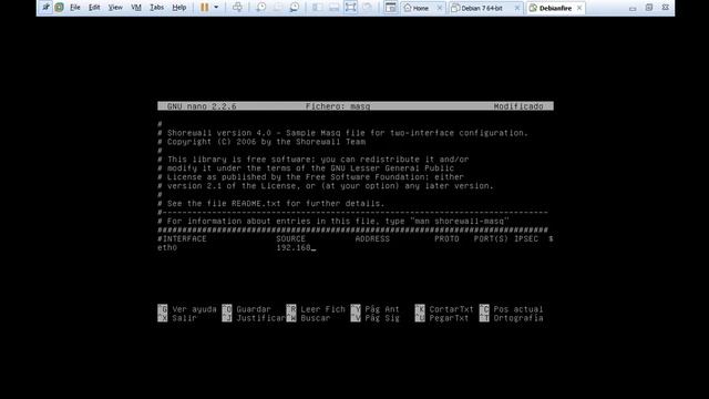 SERVIDOR FIREWALL EN DEBIAN :D смотреть онлайн