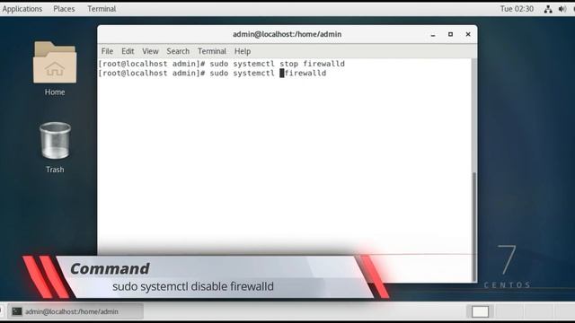 How to Disable or turn off the Firewall on CentOS смотреть онлайн