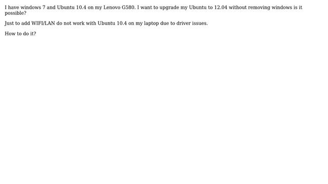 Ubuntu: How to update Ubuntu on a dual boot system without internet connection? смотреть онлайн
