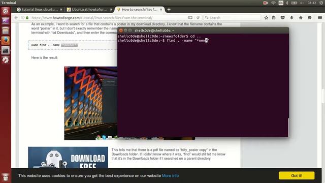 How to search files from the terminal on Linux Ubuntu смотреть онлайн