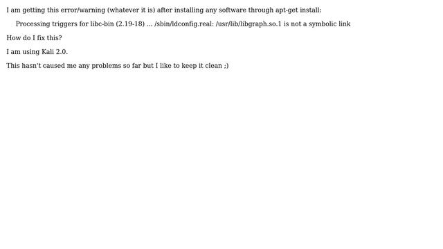 Unix & Linux: /usr/lib/libgraph.so.1 is not a symbolic link смотреть онлайн