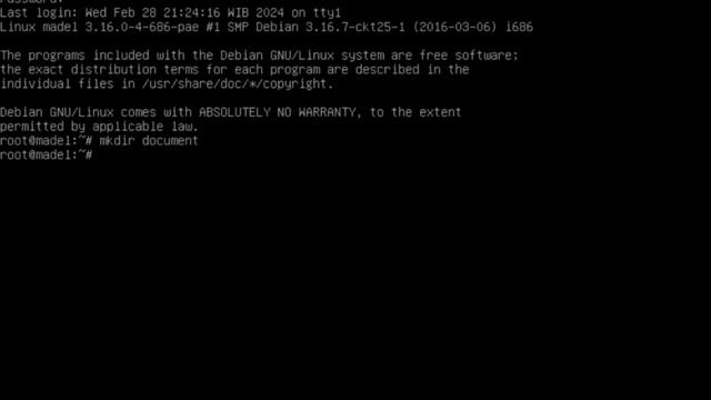 Penggunaan mkdir dan rmdir pada Linux debian 8 смотреть онлайн
