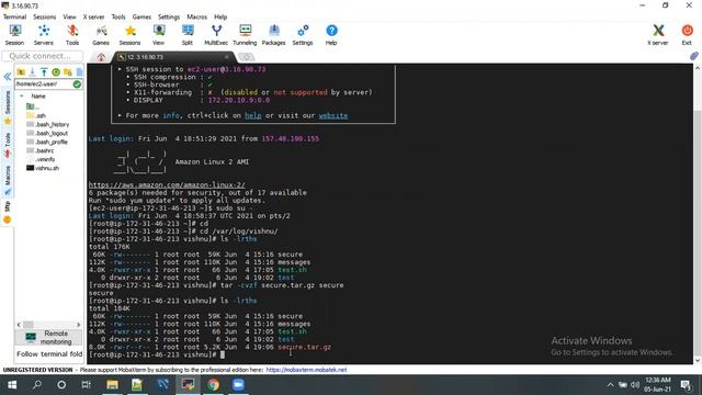 tar and gzip in linux смотреть онлайн