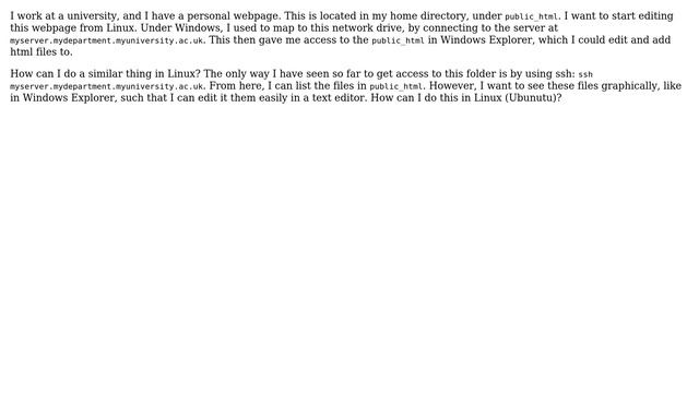 Unix & Linux: Graphical view of files on server (2 Solutions!!) смотреть онлайн