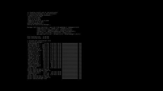 Quickly installing ArchLinux using archinstall смотреть онлайн