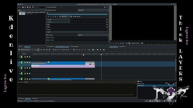 Kdenlive "Layers" Too смотреть онлайн
