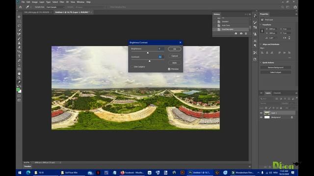 How To Stitch Panorama, Photoshop Editing For 360 Photo Captured By FIMI X8 SE 2020