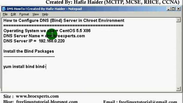 DNS SERVER LINUX .wmv смотреть онлайн