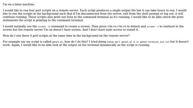DevOps & SysAdmins: Linux how to run a script in the background on a remote server? смотреть онлайн