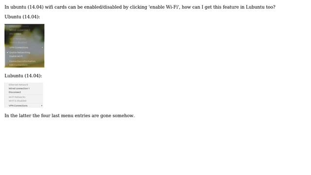 Ubuntu: How do I enable/disable wifi in Lubuntu 14.04? смотреть онлайн