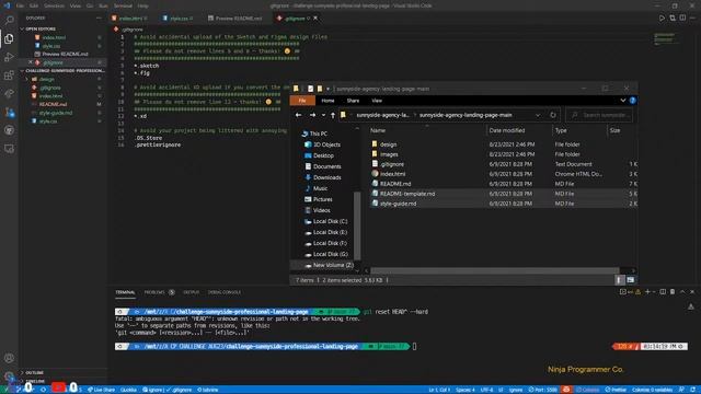 Challenge Sunnyside Professional Landing Page with HTML, CSS & JavaScript | Ninja Programmer Co. 🔴 смотреть онлайн