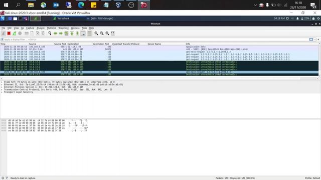 Tutorial mengubah tampilan Kolom pada wireshark (Kali linux) смотреть онлайн