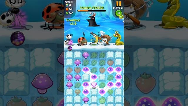 Best Fiends 1358 walkthrough ios android gameplay HD let's Play смотреть онлайн