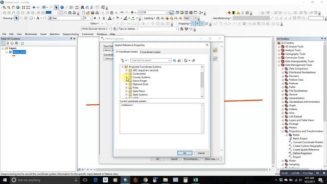 Defining the Projection in Arcview смотреть онлайн