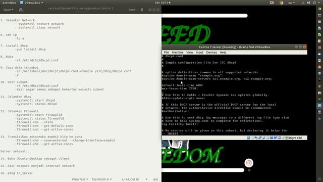 How to Configure DHCP in Centos 7 (pr) смотреть онлайн