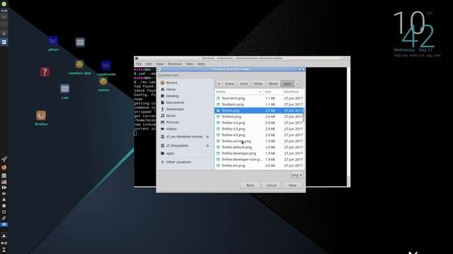 MX Linux - fancy looking main dialog of mx-idesktool смотреть онлайн