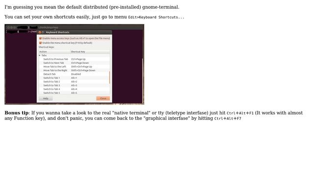 Ubuntu: Is there a hotkey to switch between tabs in the default terminal app? (5 solutions!) смотреть онлайн
