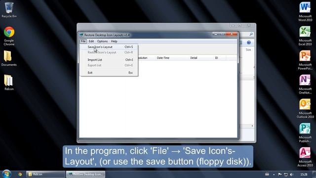 How to quickly restore your desktop icon layout (Quick Tip #3) смотреть онлайн